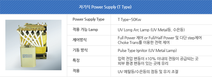 자기식 Power Supply (T Type)