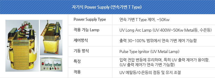 자기식 Power Supply (연속가변 T Type)